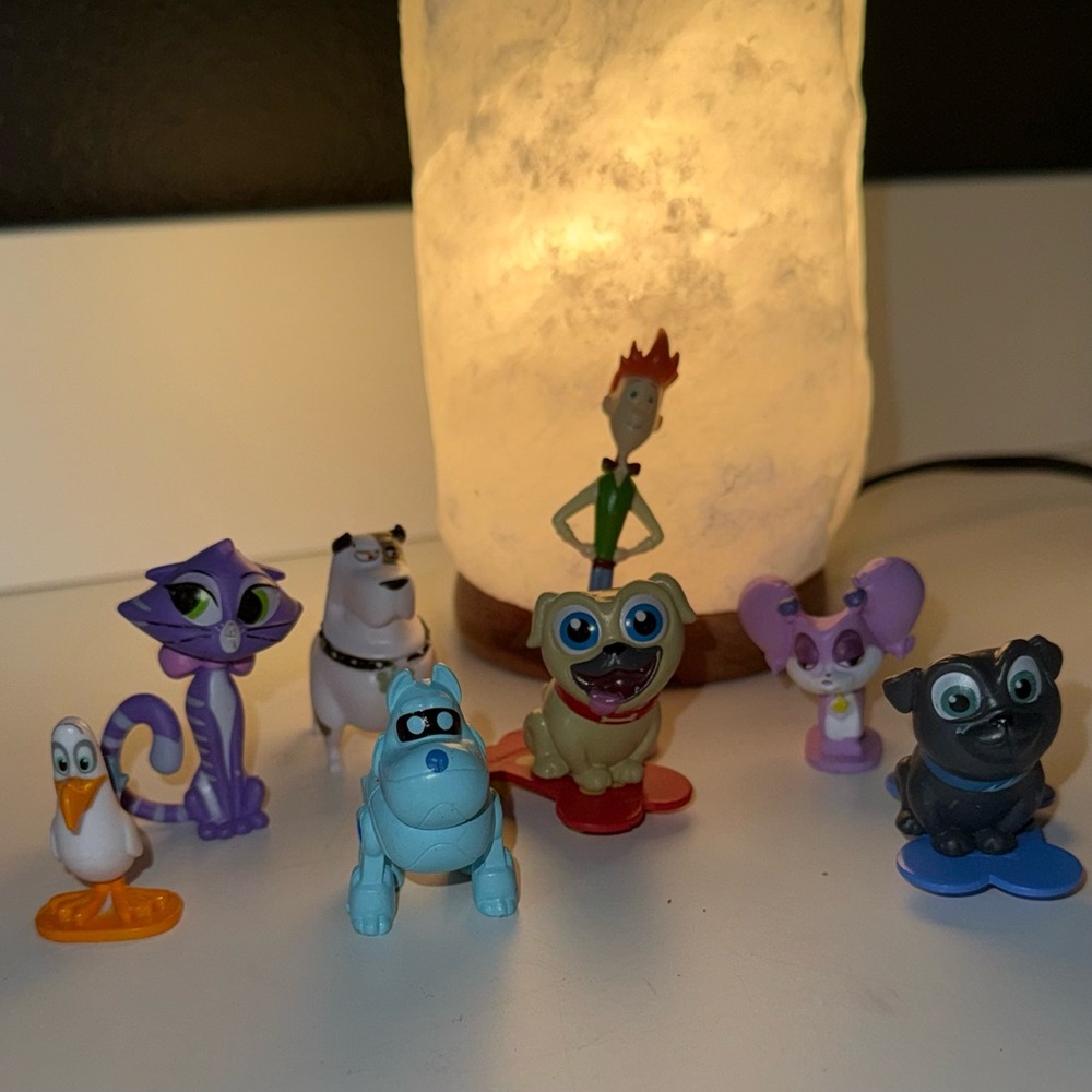 Puppy Dog Pals birthday cake topper figurines